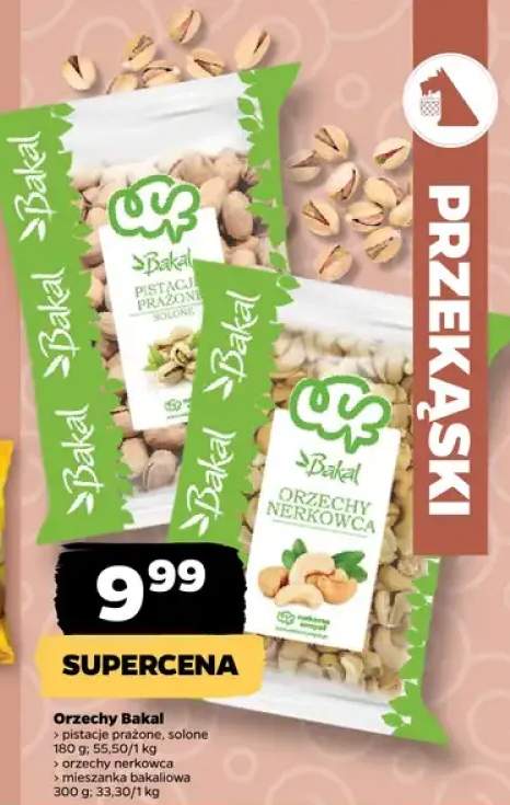 Pistacje prażone, solone