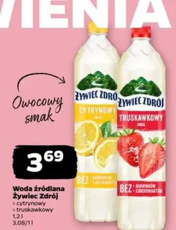 Woda źródlana Żywiec Zdrój cytrynowy