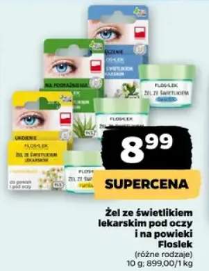 Żel ze świetlikiem lekarskim pod oczy i na powieki