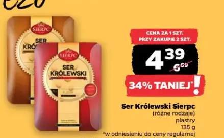 Ser Królewski sierpc (różne rodzaje)