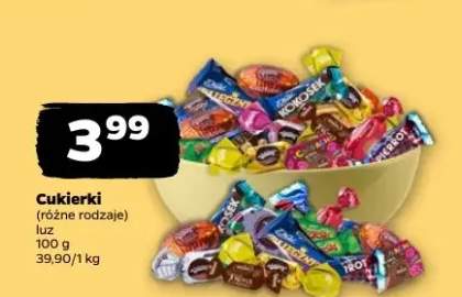 Cukierki (różne rodzaje)