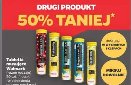 Tabletki musujące Walmark różne rodzaje
