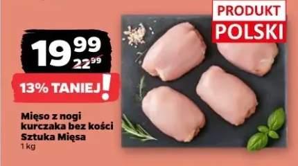 Mięso z nogi kurczaka bez kości Sztuka Mięsa
