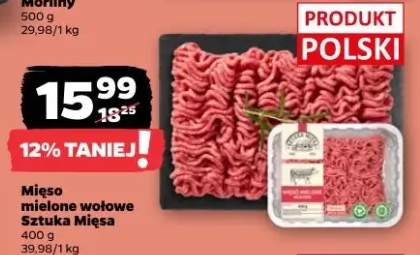 Mięso mielone wołowe Sztuka Mięsa