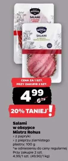 Salami w obspryce Mistrz Rohus z papryki