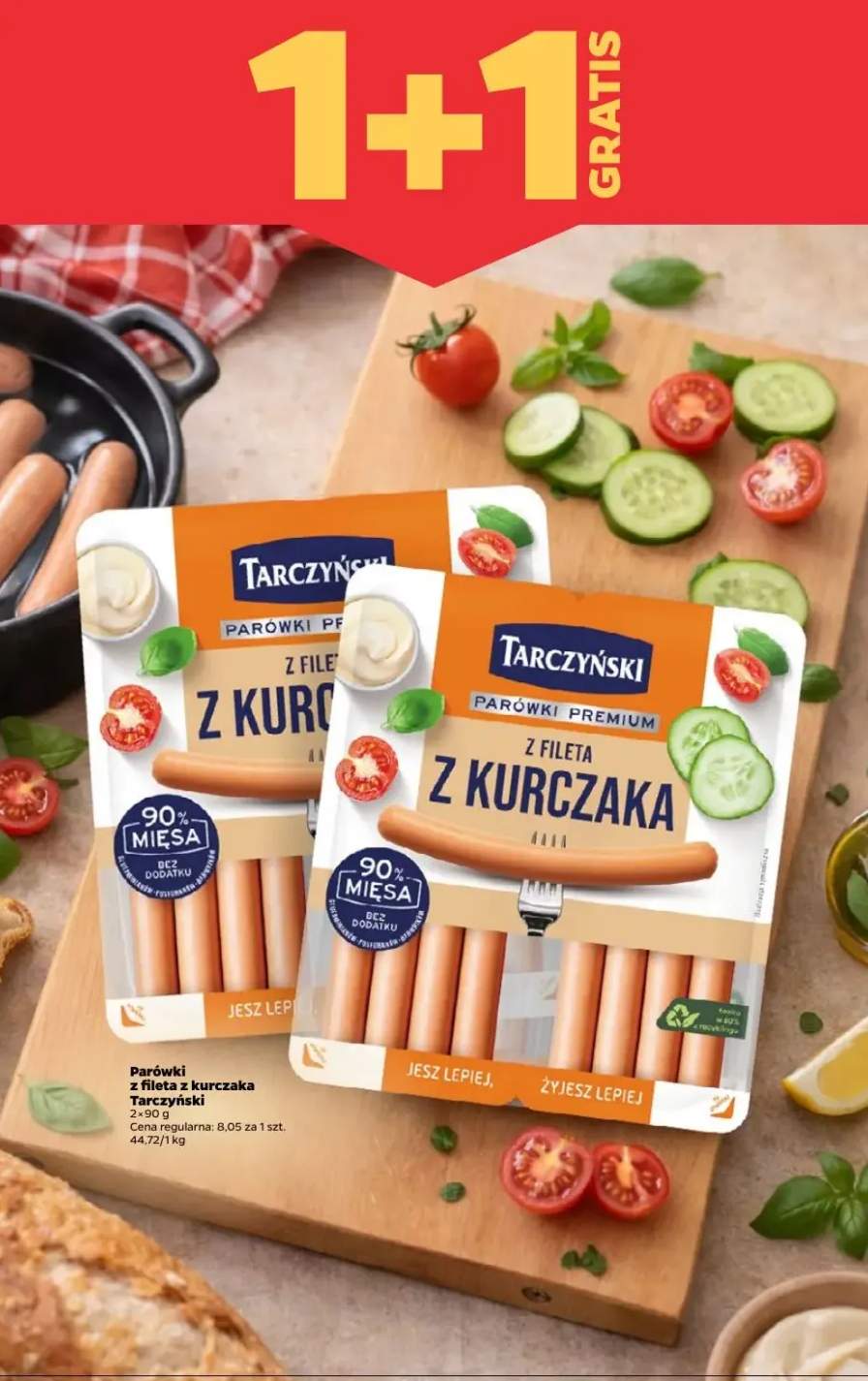 Parówki z fileta z kurczaka