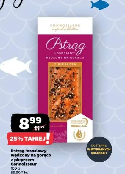 Pstrąg łososiowy wędzony na gorąco z pieprzem