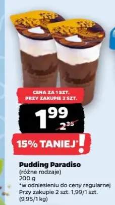 Pudding Paradiso różne rodzaje