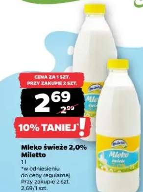 Mleko świeże 2,0%