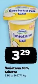 Śmietana 18%