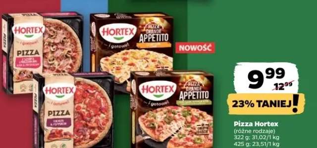 Pizza (różne rodzaje)