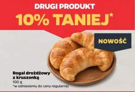 Rogal drożdżowy z kruszonką