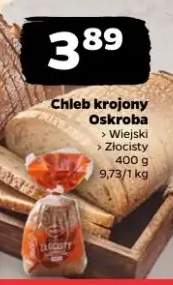 Chleb krajony oskroba z ziarami słonecznika i ziołami 400 g