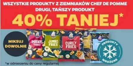 Produkty z ziemniaków (różne rodzaje)