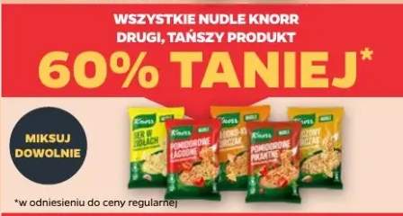 Nudle Knorr (różne rodzaje)