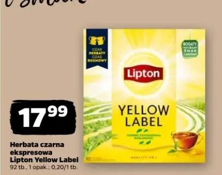 Herbata czarna ekspresowa Yellow Label