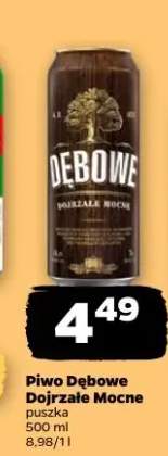 Piwo Dębowe Dojrzałe Mocne puszka