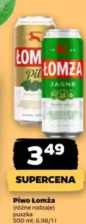 Piwo Łomża puszka