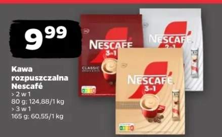 Kawa rozpuszczalna Nescafé 2 w 1 