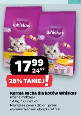 Karma sucha dla kotów Whiskas