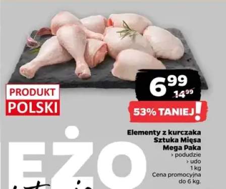 Elementy z kurczaka sztuka mięsa mega paka