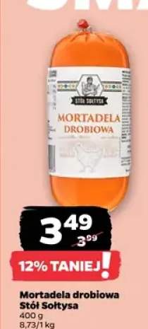 Mortadela drobiowa stół Sołtysa