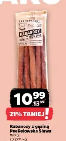 Kabanosy z gęsiną PanBelwąska Sława