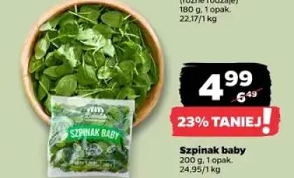 Szpinak baby