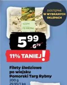 Filety śledziowe po wiejsku Pomorski Targ Rybny