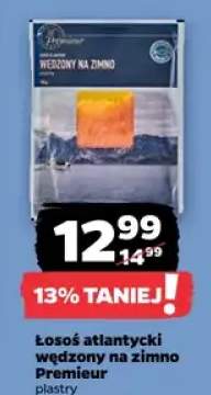 Łosoś atlantycki wędzony na zimno Premieur