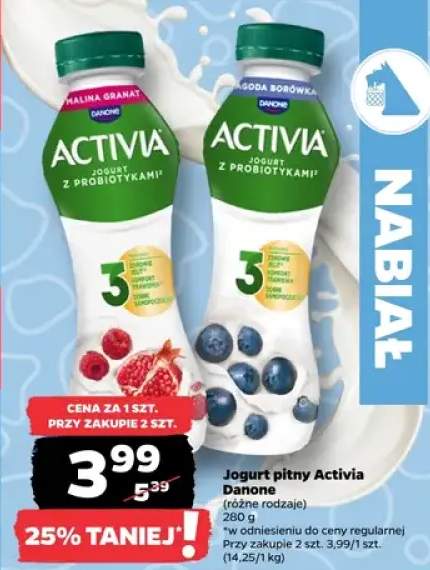 Jogurt pitny Activia Danone