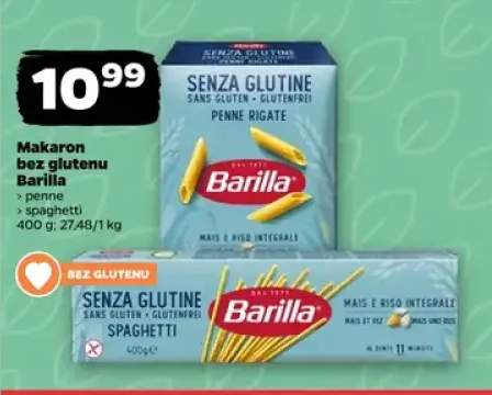 Makaron bez glutenu Barilla spaghetti