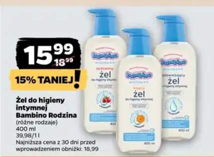 Żel do higieny intymnej Bambino Rodzina