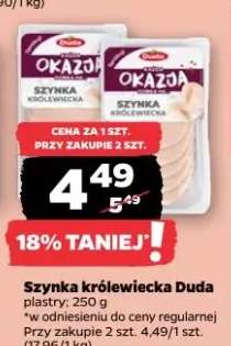 Szynka królewiecka Duda plastry