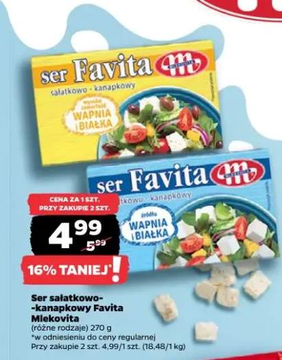 Ser sałatkowo-kanapkowy Favita