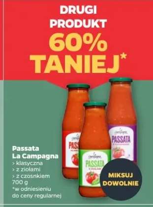 Passata klasyczna, z ziołami, z czosnkiem