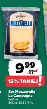 Ser Mozzarella kostka