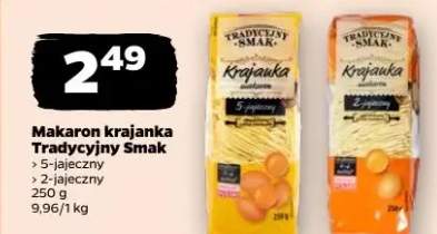 Makaron krajanka, nitki 2-jajeczny