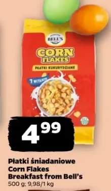 Płatki śniadaniowe Corn Flakes Breakfast from Bell's