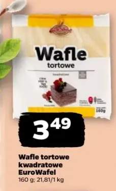 Wafle tortowe kwadratowe