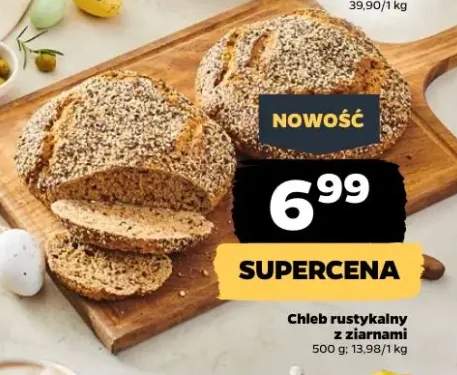 Chleb rustykalny z ziarnami