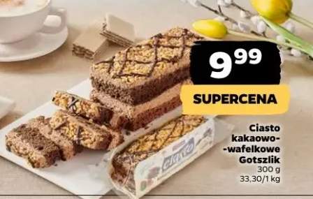 Ciasto kakaowo-wafelkowe Gotszlik
