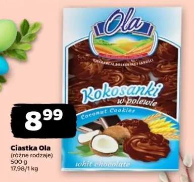 Ciastka Ola Kokosanki w polewie