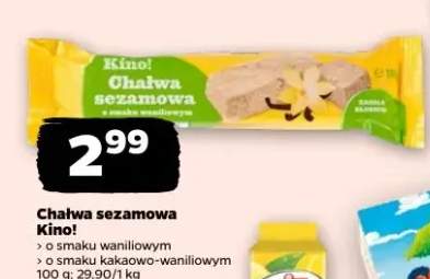 Chałwa sezamowa Kino! o smaku waniliowym