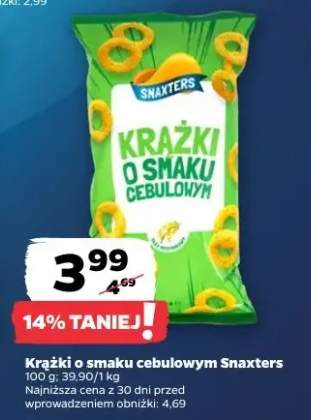 Krążki o smaku cebulowym