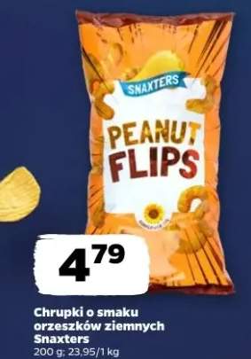 Chrupki o smaku orzeszków ziemnych