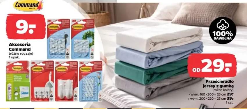 Prześcieradło jersey z gumką (różne kolory)