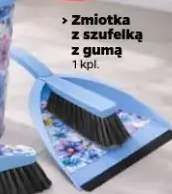 Zmiotka z szufelką z gumą