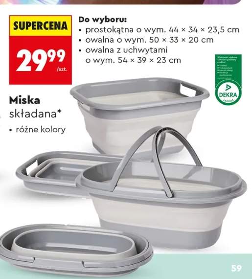 miska składana