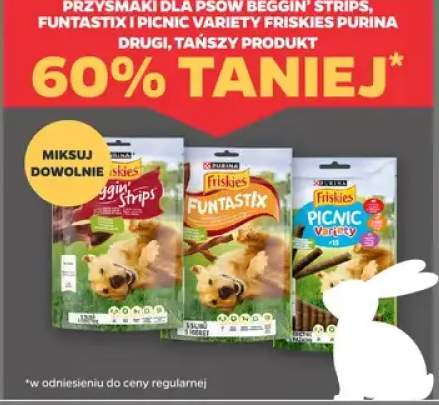 Przysmaki dla psów Beggin' Strips, Funtastix i Picnic Variety Friskies